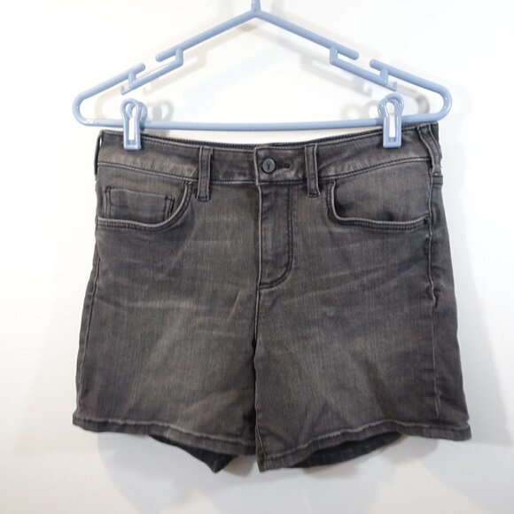PILCRO AND THE LETTERPRESS Script Shorts Size 28 Gray Black Stretchy - Picture 2 of 8